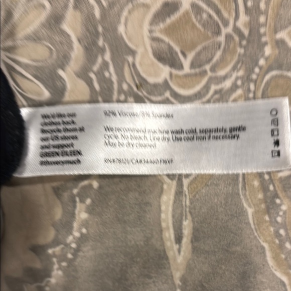 Eileen Fisher Black Fitted Tank Top - Picture 4 of 4